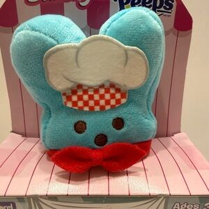 Blue Chef Bunny Plush Toy